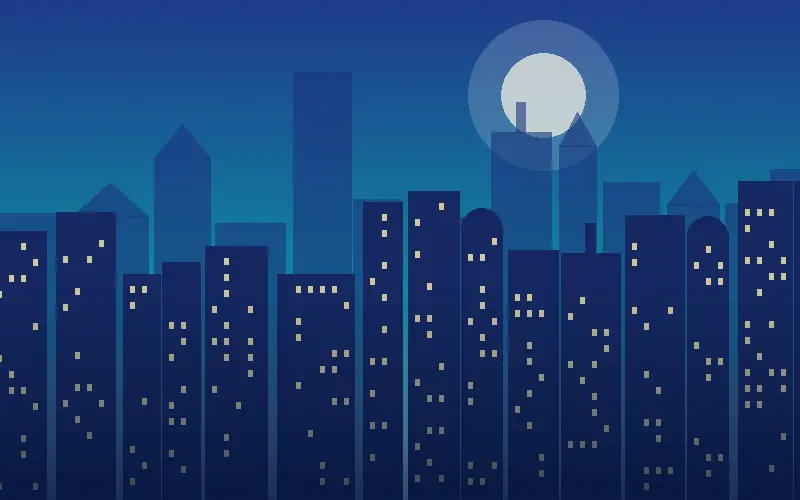 Illustration of the Kochi skyline